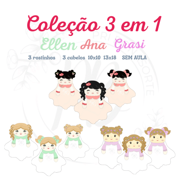 COLEÇÃO 3 EM 1 NANINHAS