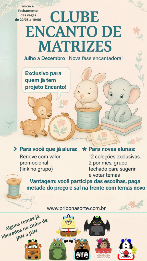 CLUBE ANUAL ENCANTO MATRIZES