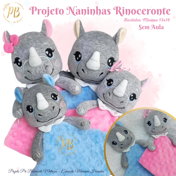 Rinoceronte Naninha Projeto