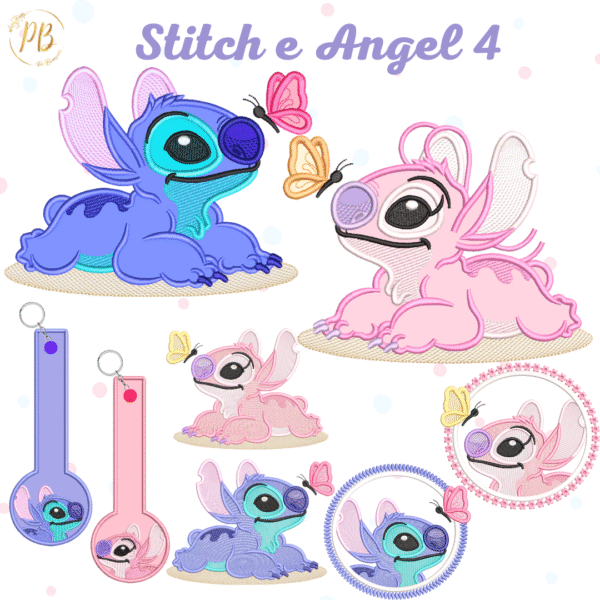 coleção Stitch e Angel