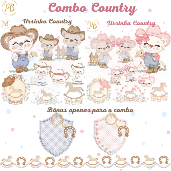 COMBO URSINHOS COUNTRY