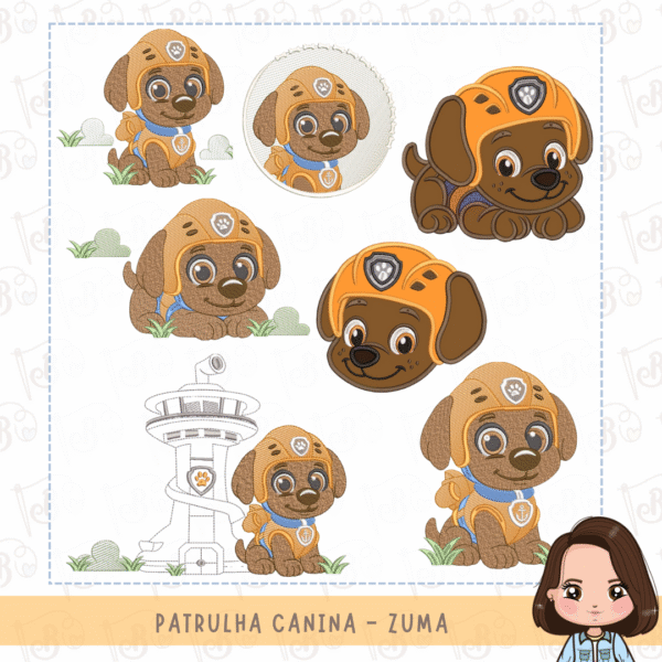 Patrulha Canina vol 1 - aplique e pontos leves - Imagem 2