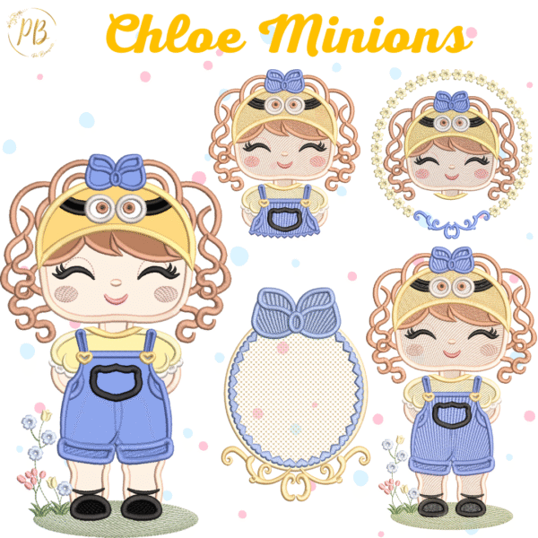 Chloe Minion Aplique e Rippled