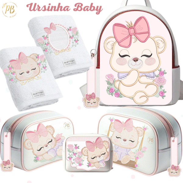 Ursinha Baby Rosa - Imagem 2