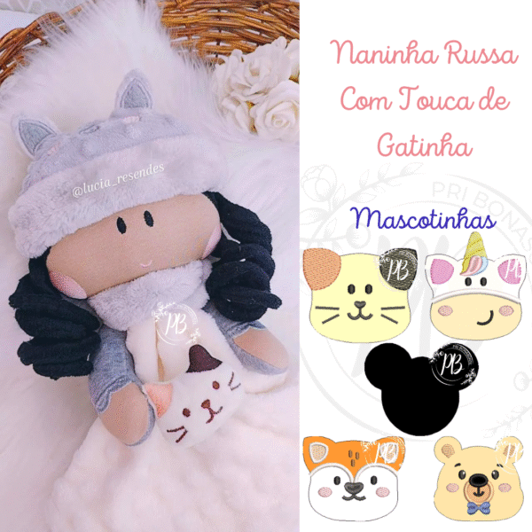 Touquinhas e mascotinhas  para Russa Anne e Luna e Davi - Imagem 8