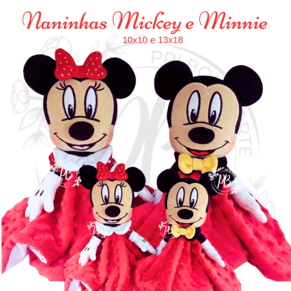 Mickey e Minnie versão Naninha