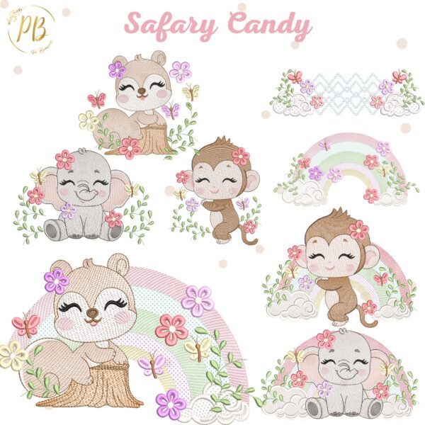 TRIO SAFARI CANDY RIPPLED - Imagem 3