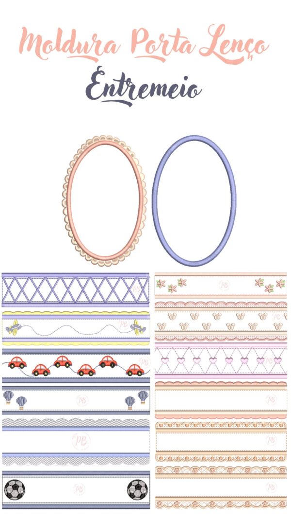 Moldura Porta Lenço e Entremeio