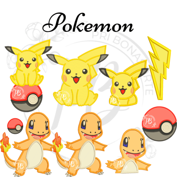Apliques Pokemon - Imagem 2
