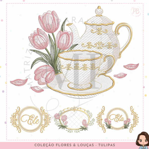 Coleção  Tulipa Louças e Flores - Imagem 2