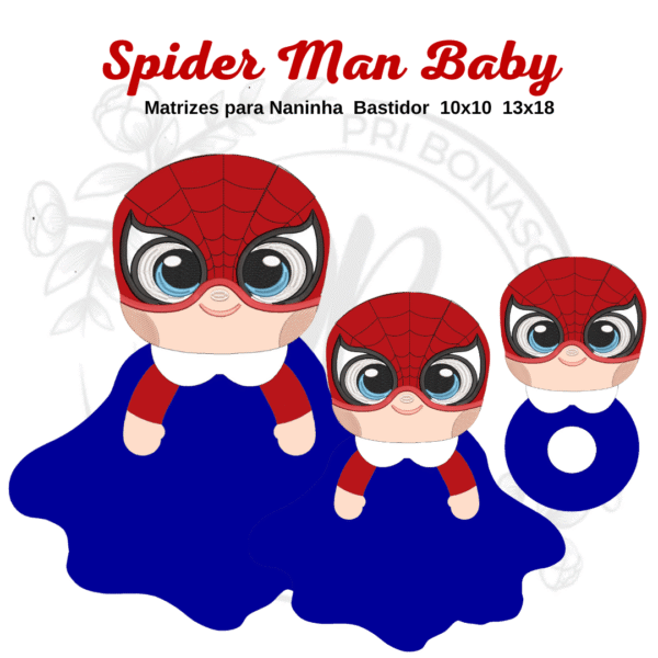 NANINHA HOMEM ARANHA BABY herois