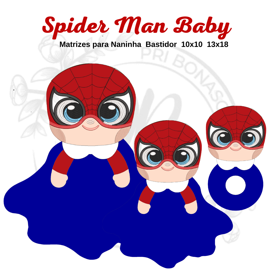 NANINHA HOMEM ARANHA BABY herois