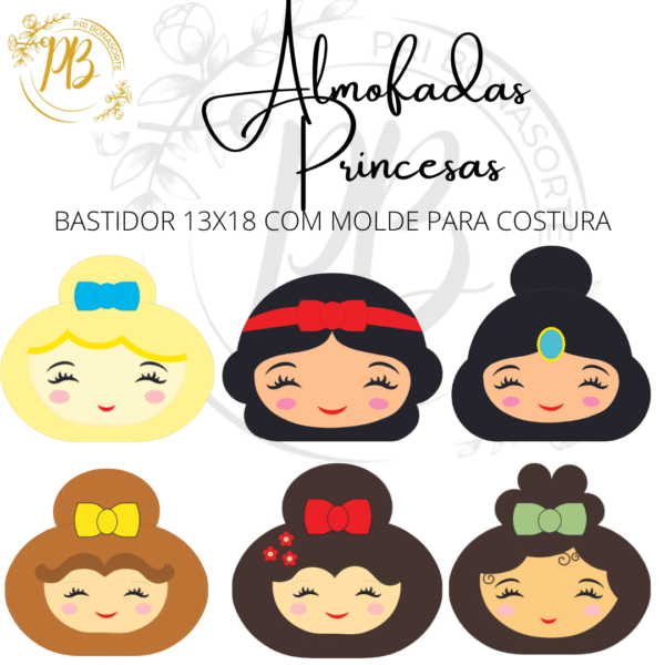 Almofadinhas das Princesas