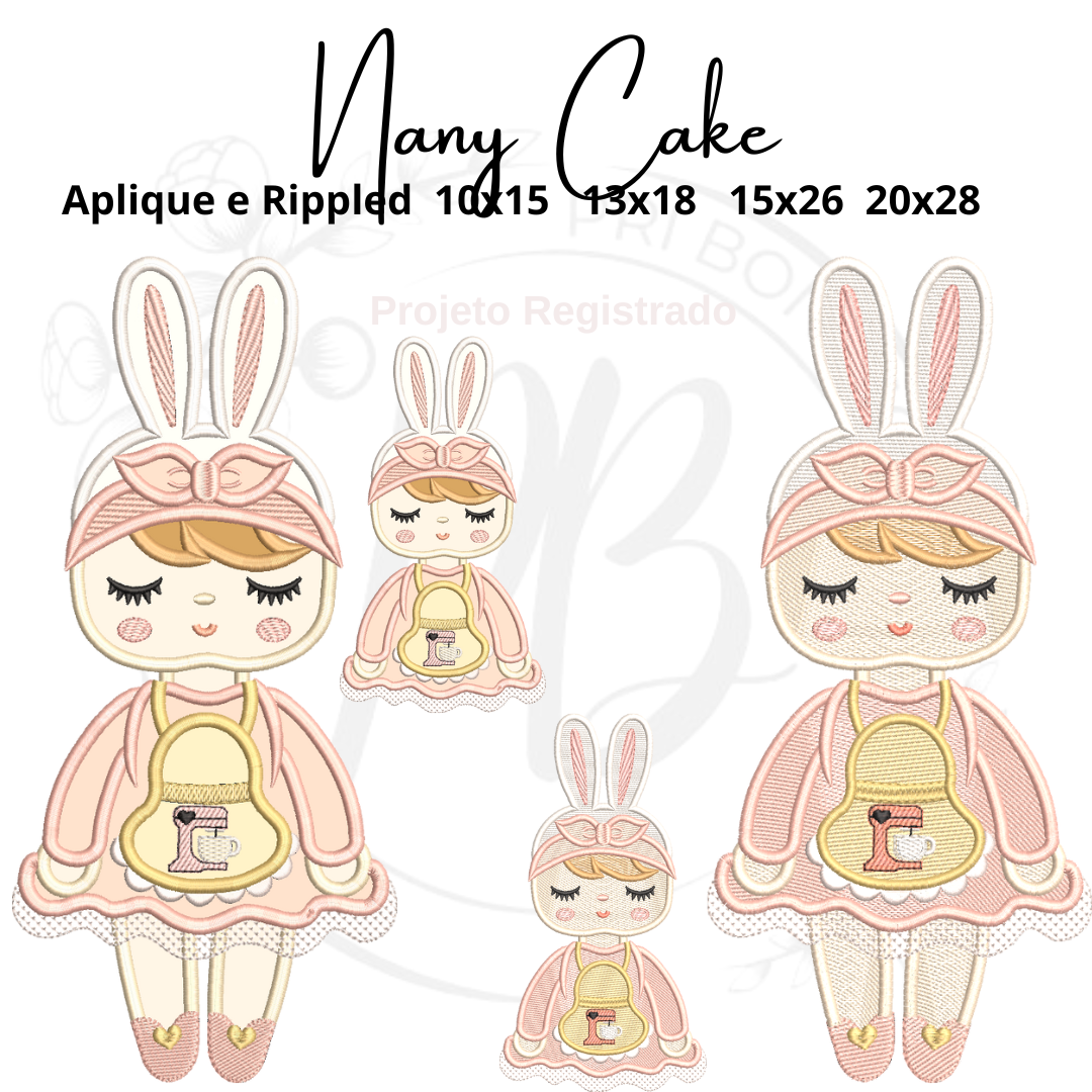NANY CAKE APLIQUE E RIPPLED