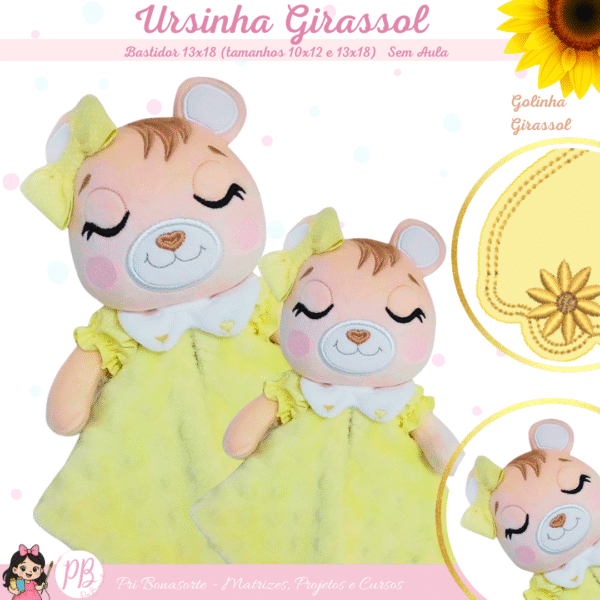 Ursinha Girassol - Projeto Naninha