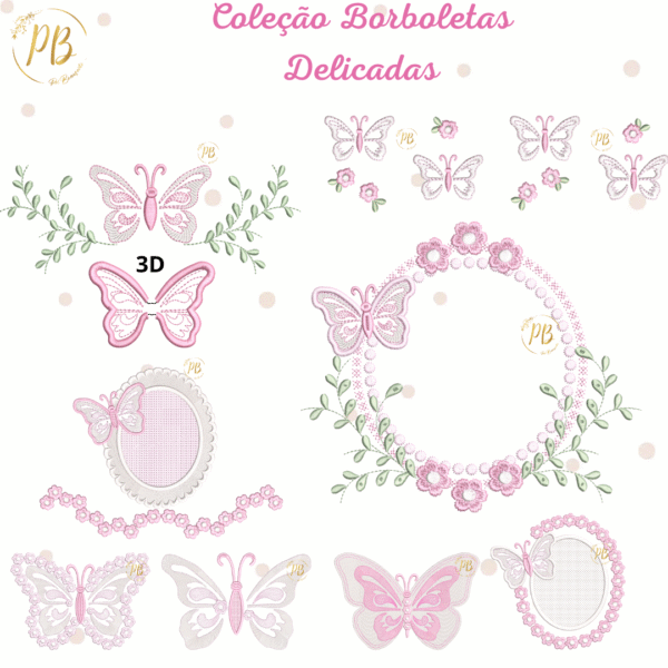 Combo butterfly almofada e delicadas - Imagem 3