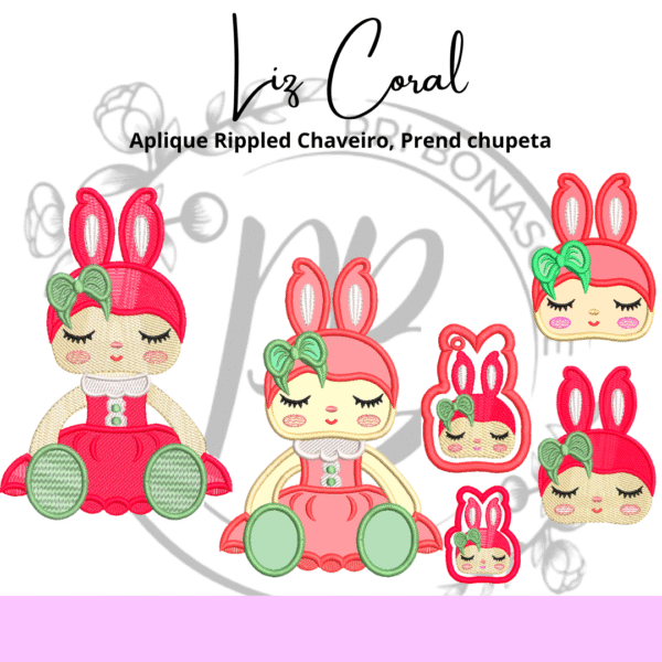 Liz Coral APLIQUE E RIPPLED