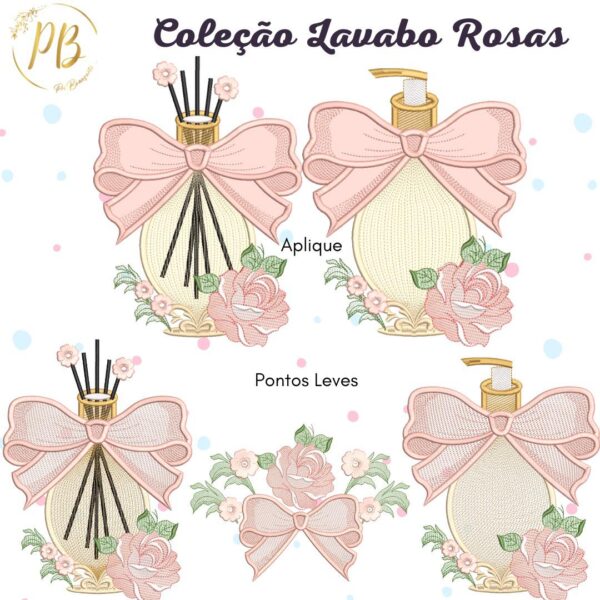 Coleção lavabo ROSAS