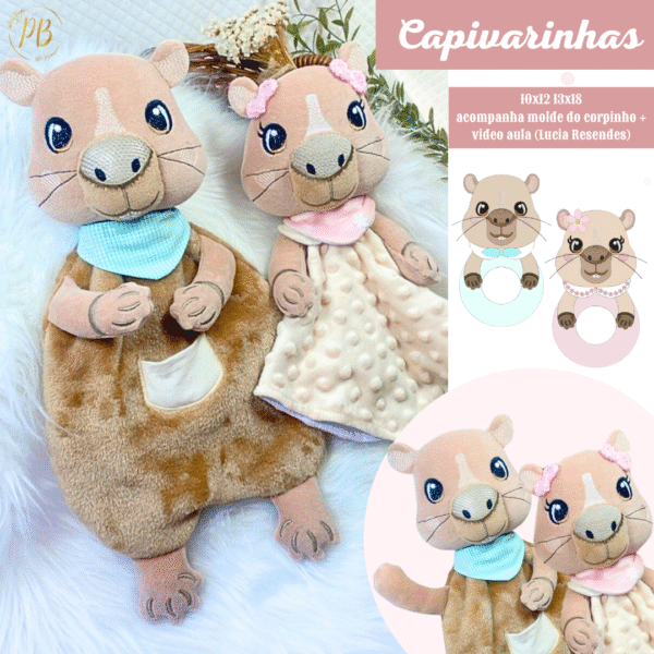 CAPIVARINHAS PROJETO PELUCIAS