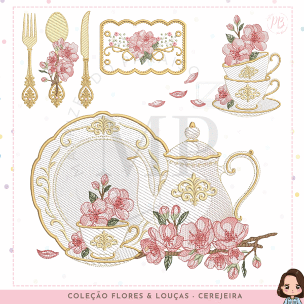 Coleção Cerejeira Louças e Flores - Imagem 3