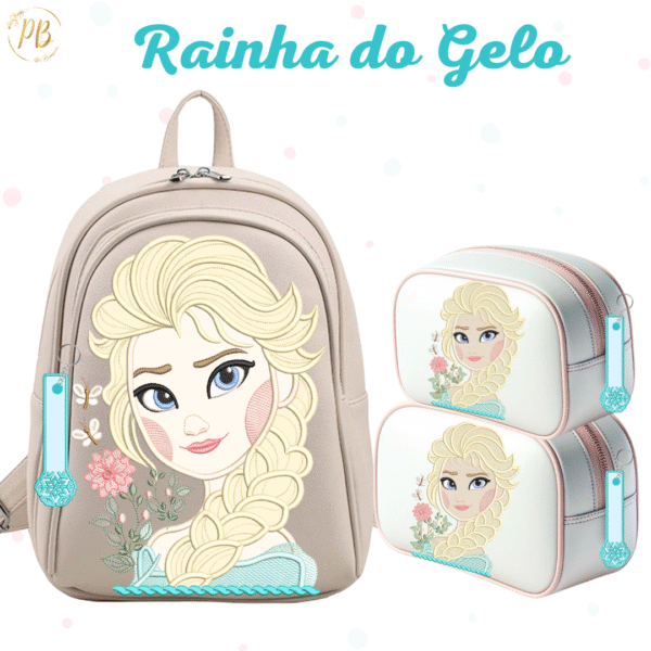 Rainha do Gelo APLIQUE E PONTOS LEVES - Imagem 3