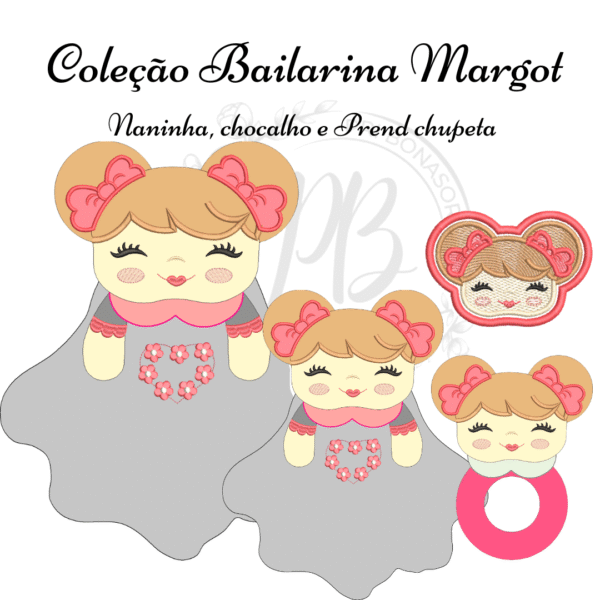 Pelucias e Naninha Bailarina Margot - Imagem 2