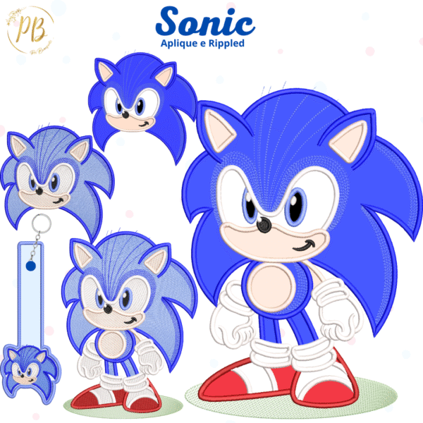 Sonic Aplique e Pontos Leves