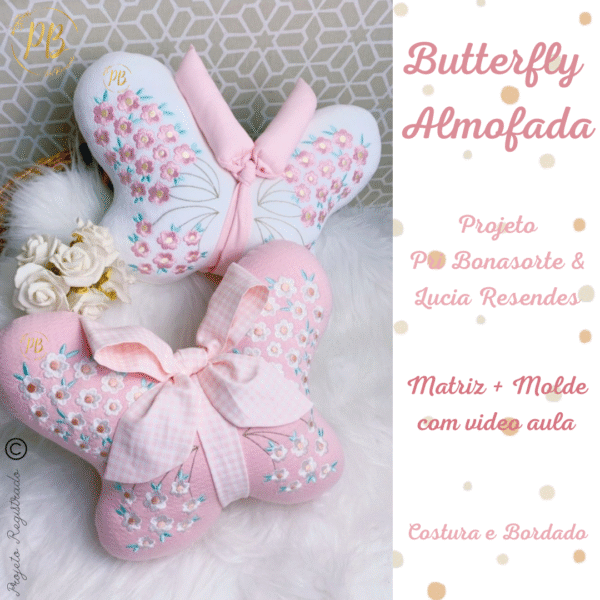Combo butterfly almofada e delicadas - Imagem 2