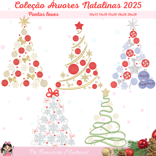 Árvores Natalinas 2025