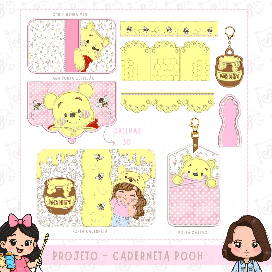 1 COMBO BLACK (URSINHO POOH)