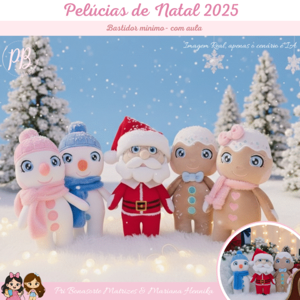 Pelúcias de Natal 2025