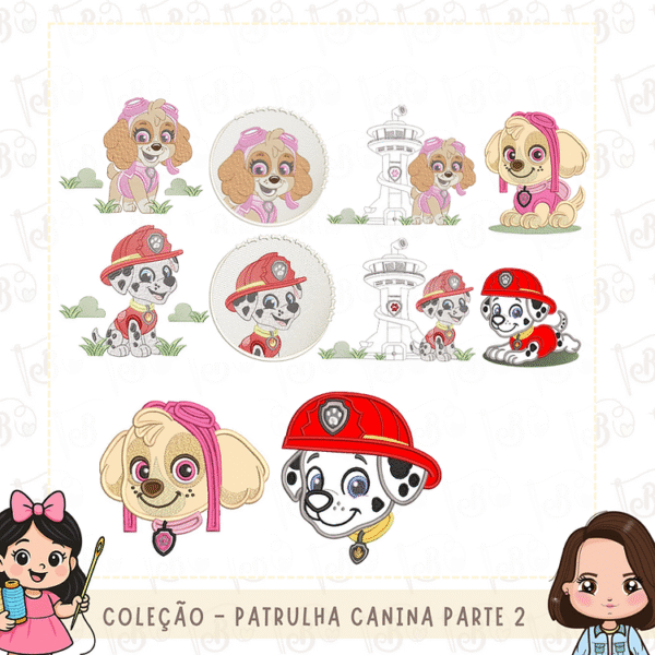 Patrulha Canina vol 2 – aplique e pontos leves