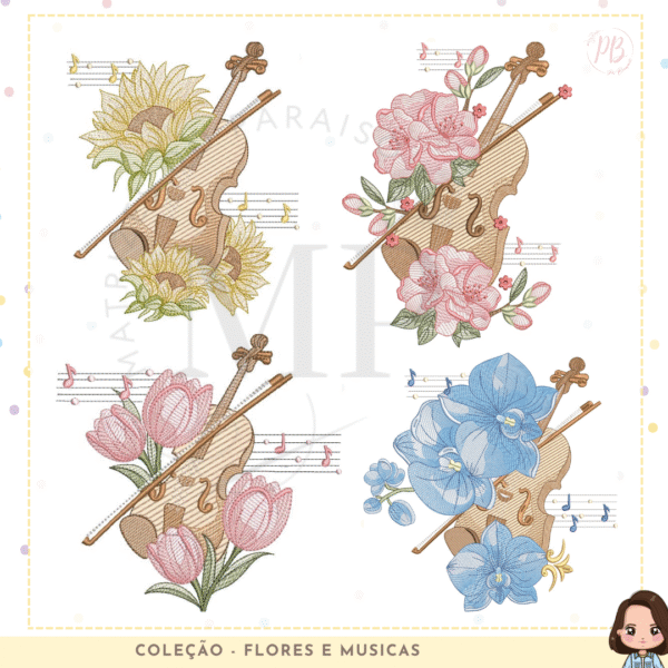 Coleção Musicas e Flores