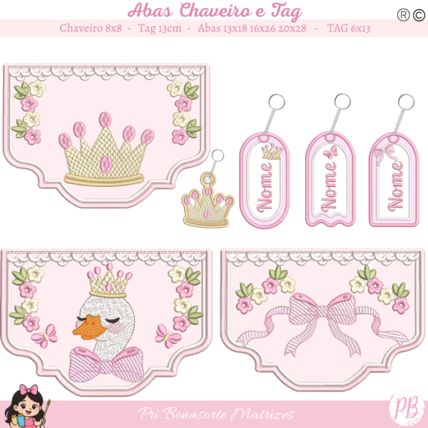 Abas, Chaveiro e Tag