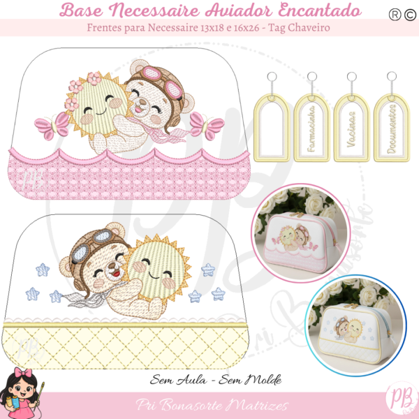 Base Necessaire Aviador Encantado