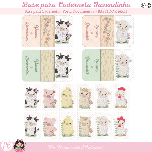 BASE Caderneta Fazendinha - PRÉ VENDA LIBERAÇÃO 06/04 21HS