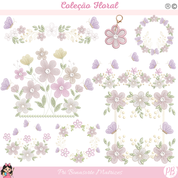Coleção Floral - Pré venda liberação 13/04 21hs