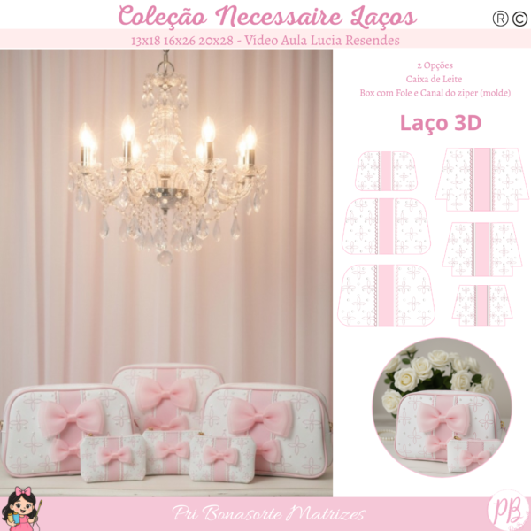BASE para Necessaire Laços Gisele