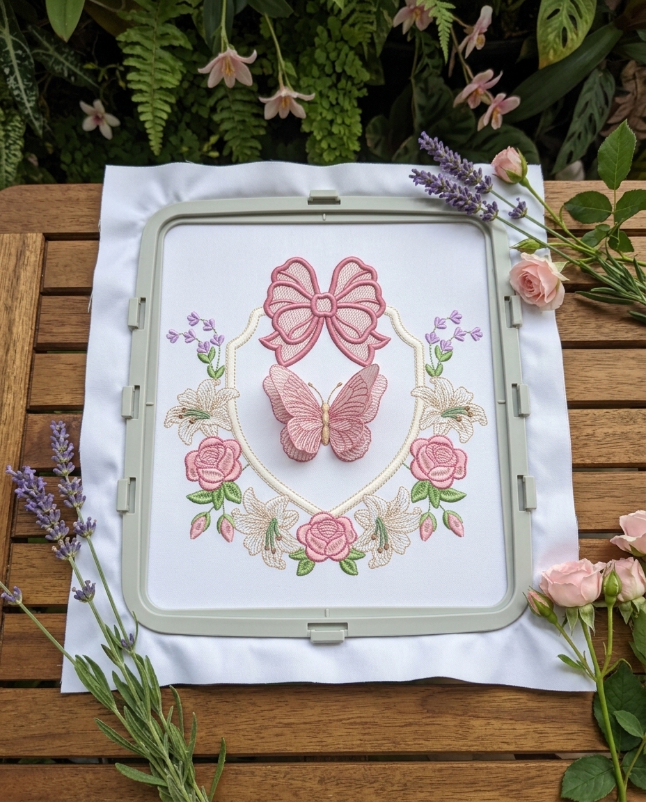 BRASÃO COM BORBOLETA 3D - EMAIL ENVIADO NA HORA DA COMPRA Stitchguard - Imagem 2