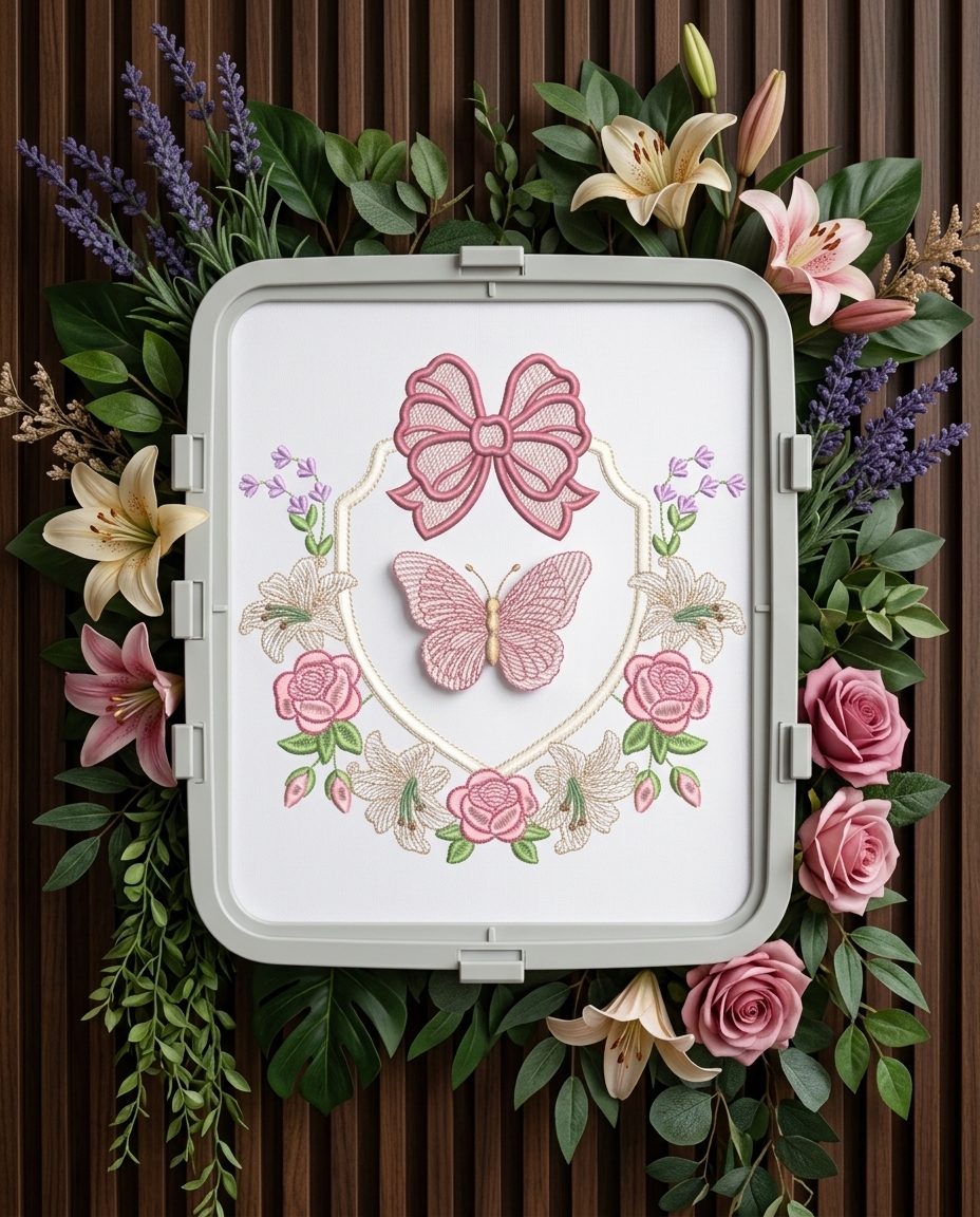 BRASÃO COM BORBOLETA 3D - EMAIL ENVIADO NA HORA DA COMPRA Stitchguard - Imagem 3