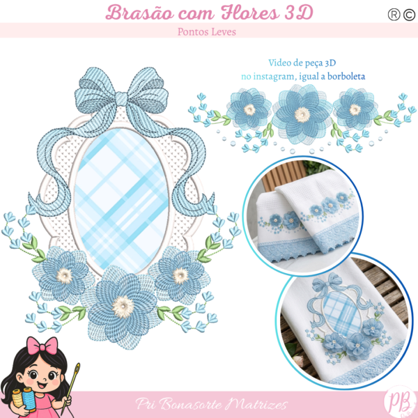COLEÇÃO 3D FLORES – EMAIL ENVIADO NA HORA DA COMPRA Stitchguard
