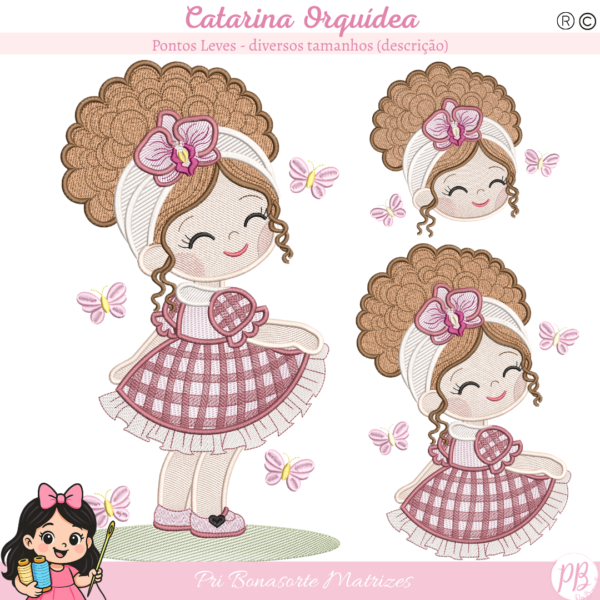 Catarina - Versão Orquidea PONTOS LEVES - email STITCHGUARD